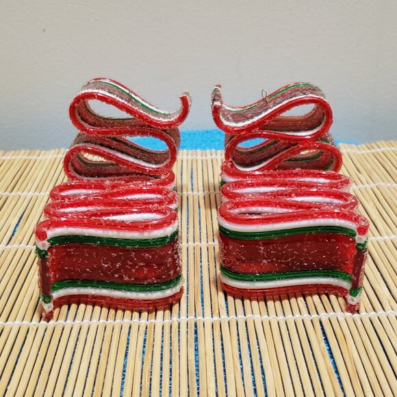 Other - Lot Of 4 Candy Ribbon Ornaments.